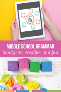 Middle school grammar can engage English students & meet standards for English grammar for middle school. Download free grammar lessons for middle school & a guide for teaching grammar in middle school. Add a grammar book for middle school & grammar exercises for middle school to your language arts classes. Move beyond basic understanding of language by connecting grammar to writinbg & language to students' lives.