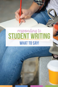 English teachers spend lots of time responding to student writing. What comments for student writing will inspire students & help them develop as writers? Feedback for student writing takes language arts teachers time, & a writing checklist can start ELA teachers to responding to student writing. Help student essays with constructive writing feedback.