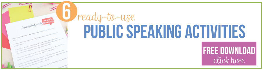 How to teach public speaking? Teaching public speaking lesson plan free download.