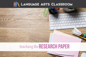 Teaching research papers with high school students? Here are guidelines to make this writing unit a success. Teaching the research paper requires various tools.