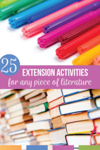 Language arts extension activities can meet literary standards & bring transitions to English lessons. Try these free ELA extension activities with middle school language arts classes & high school language arts classes. Work on literature, grammar, & writing extension activities to engage secondary English students. Help early finishers & gifted students find their passions with extension activities for language arts classes. Color coding worksheets & exit tickets help English classes.