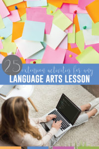 High school English teachers: add these extension activities for English lessons to your ninth grade, tenth grade, eleventh grade, & twelve grade English classes. High school ELA classes must meet literature standards. Add gallery walks, background information, mentor sentences, one pagers, letters, bulletin boards, & more to high school language arts classes. Literature & writing extension activities will emphasize your secondary English lessons.