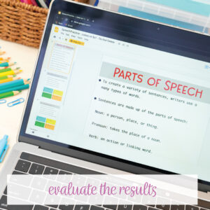 study the parts of speech