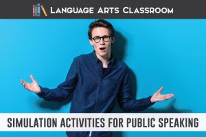 Simulations for speech class: activities that will build student buy-in and engage reluctant speakers. Try these activities in your public speaking class. #PublicSpeaking #SpeechClass