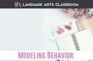 How can a teacher model behavior for students? A few teacher tricks to be the role model our students need. #StudentRelationships