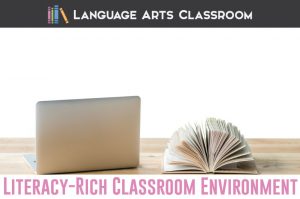 To create a literacy-rich secondary classroom, intentionally decorate and design your space. Work toward welcoming and simple approaches for older students. Here are some classroom decoration ideas. #Literacy