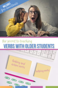 Teaching verbs with older students requires a powerful verbs lesson plan and verb activities. Try verb worksheets for your verbs lesson plans.