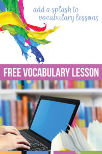 Download a free vocabulary and grammar lesson with ten vocabulary words. Vocabulary lessons can provide a variety & branch off a grammar word wall. Vocab lesson ideas should encourage students to manipulate vocabulary words in a brain-based learning manner. Vocabulary word activities can work with literature & writing lessons for middle school languge arts classes & high school language arts classes.
