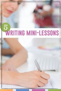 With powerful writing mini lessons, you can focus on what students need. Students will have personalized writing lessons, and you will have easier grading. #WritingLessons