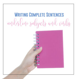 Looking for a complete sentence lesson? Improve student writing with grammar lessons and a quick subject and verb review.