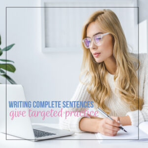  Enseñar oraciones completas requiere conectar la gramática con la escritura. Profesores de inglés: proporcionan prácticas específicas para errores gramaticales.