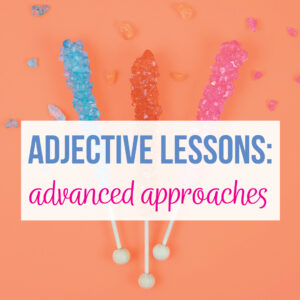 adjectives worksheets middle school