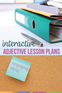 Activities for adjectives can engage middle school ELA classes. Teaching adjectives lays the foundation of language & connects grammar to writing. Teach coordinate adjectives with engaging adjective activities. Activities on adjectives include writing, labeling & one pagers. A grammar one pager livens activities about adjectives. Teach fourth grade grammar, fifth grade grammar, & sixth grade grammar with a lesson plan for adjectives. Includes free grammar download for teaching adjectives in ELA.