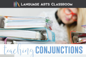 Conjunctions activities help with punctuation lessons. Conjunctions activity engage middle school language arts students. Conjunction activities help sentence structure lessons.