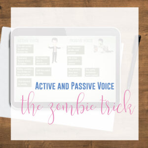 An active and passive voice lesson plan engages secondary ELA students. Add passive voice activities.