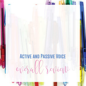 Passive and active voice activities engage language arts students. Add meaningful passive voice lessons to English class to connect grammar to writing.