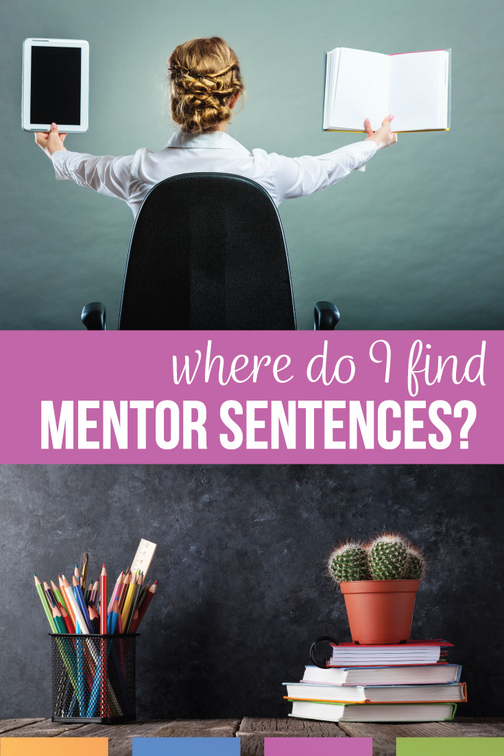 Where can an English teacher find mentor sentences? Mentor sentences from literature are rich in language, syntax, & figurative language. These free mentor sentences will get English teachers stared in meeting language standards. Mentor sentence examples provide inspiration & grammar lessons to middle school language arts students & high school language arts students. Using mentor sentences to teach grammar provides a non- grammar worksheet approach to grammar lessons.