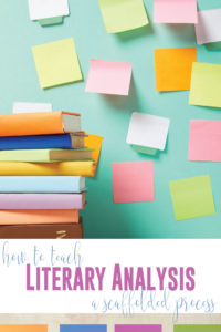 How to teach literary analysis in a meaningful way? Teaching literary analysis can be a scaffolded process in your language arts classroom. Add literary analysis activities that include student choice while maintaing rigor. Teaching literary analysis can be used with novel studies or short story units. Literary analysis activities for high school language arts will meet writing standards and literature standards. How to teach literary analysis? Ask targeted questions that advance readers.