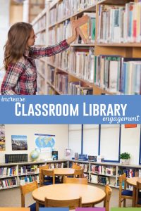Increase classroom library engagement with these five tips. Get students checking out your books, recommending new ones, and taking ownership. #SecondaryELA #ClassroomLibrary