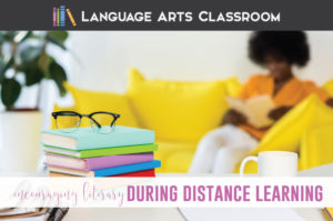Encouraging literacy distance learning might take experimentation. Distance learning literacy is possible! Add digital one pagers and encourage literacy with older students during distance learning.