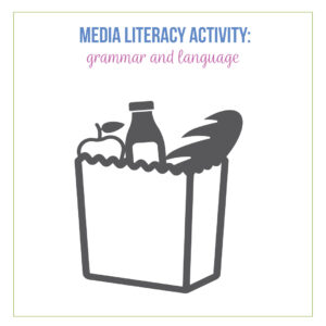 Fun media literacy activities should cover language.