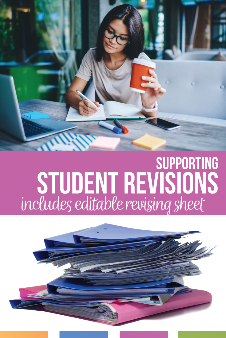 Make student revising meaningful with well placed activities for high school ELA activities. Student revising can include stations and peer work. Editing and revising activities can help student essays. Add these free writing revision activities for students.