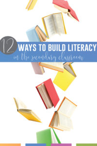 Build literacy in the secondary classroom through intentional practices and relationships.