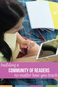 Building a community of readers can happen in the classroom or online. Building a community of readers can be fun and help classroom management.