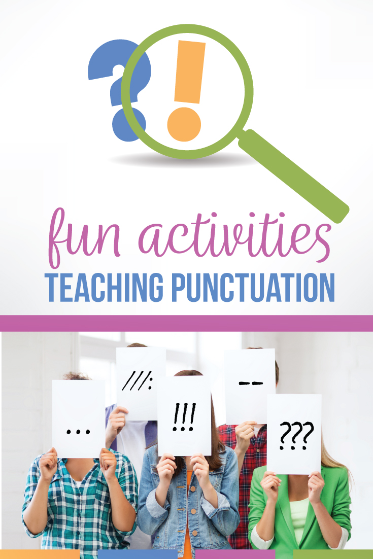 Teaching punctuation is a great way to connect grammar to writing in middle school language arts classes. Teaching punctuation & mechanics can improve student essays, particularly with tricky punctuation lessons. Teaching semicolons as an important part of punctuation lessons encourages creative writing. Use pictures for how to teach punctuation & make lessons on punctuation impactful. Teaching punctuation helps young writers. 