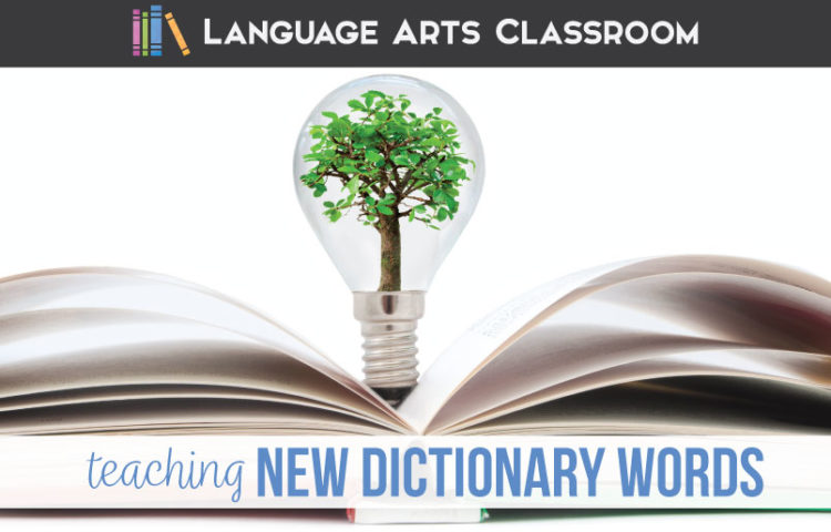 One of my best lessons of the school year was unplanned. Students and I discussed our changing language & new dictionary words.