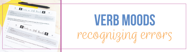 Teaching verbs in moods can be a fun learning experience.