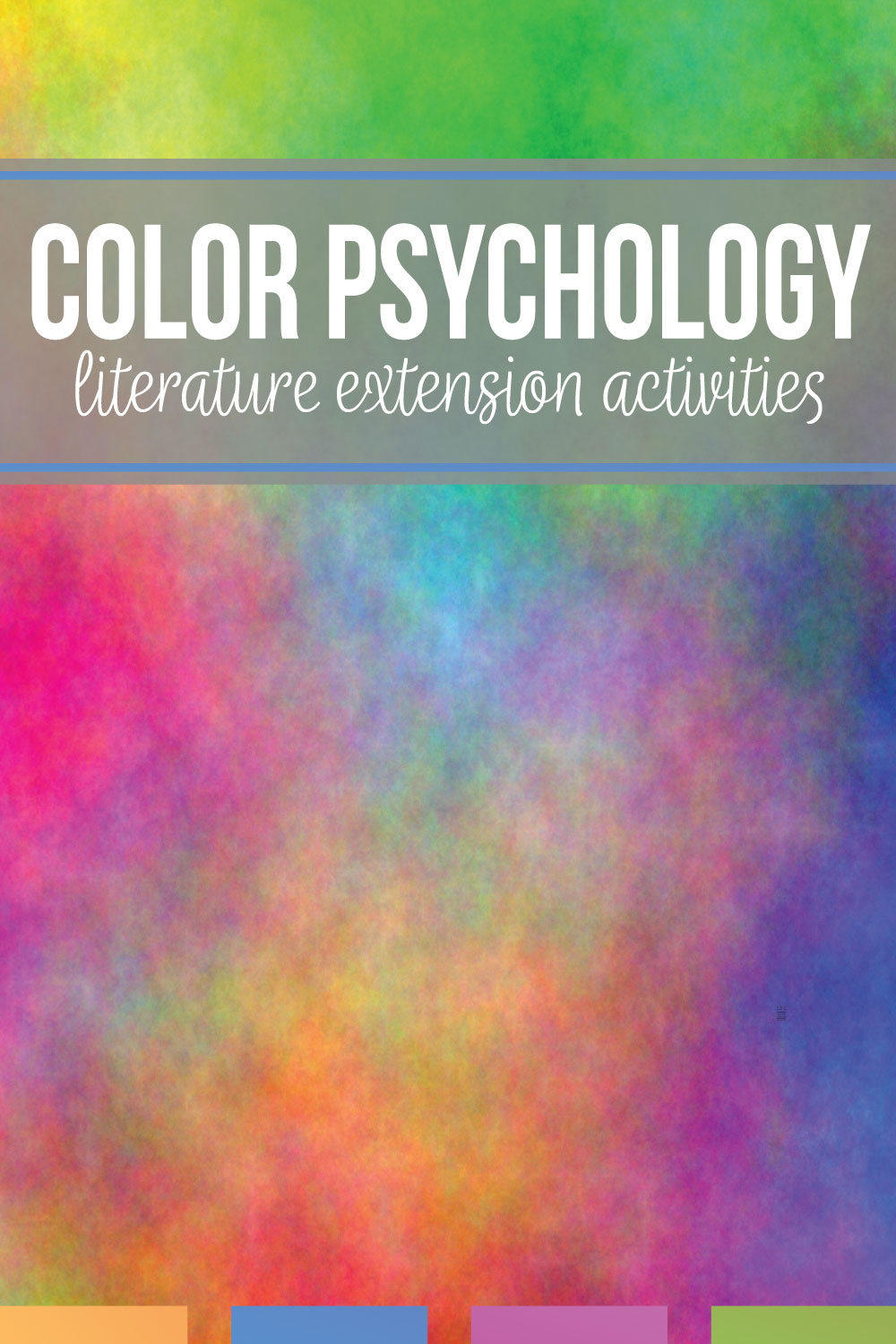 Teaching color psychology in literature is a great literature extension activity. Students have prior knowledge of the concept, and high school English teachers can meet literature standards through the literature discussions. 
