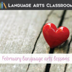 Red heart February language arts lesson plans