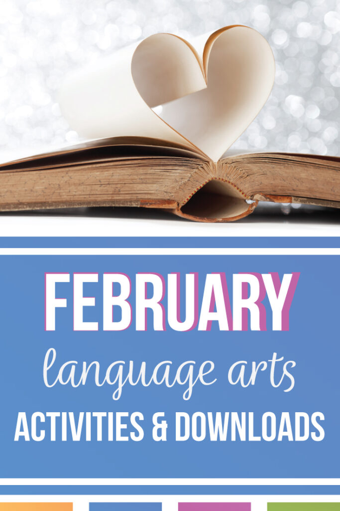 Heart book February language arts lessons