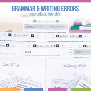 common grammar errors in writing