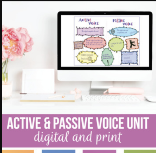 active and passive voice bundle
