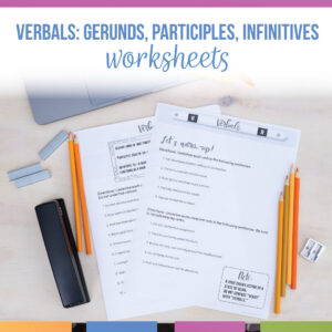 verbals worksheets download PDF