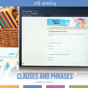 phrase or clause digital quiz