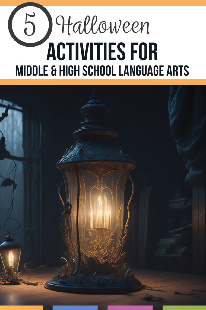 Halloween middle and high school language arts activities for a variety of teachers