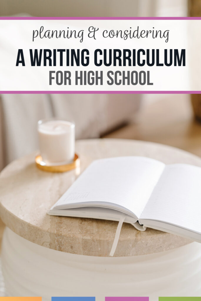 high school writing curriculum guide