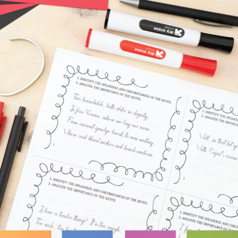 Romeo and Juliet Quote Analysis Activity | Task Cards and Presentation ...