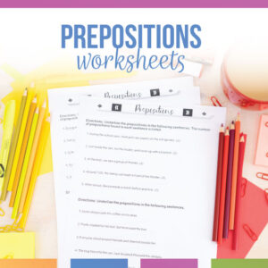 preposition worksheets
