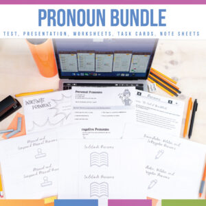 pronoun bundle of activities