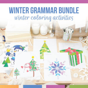 winter grammar activities