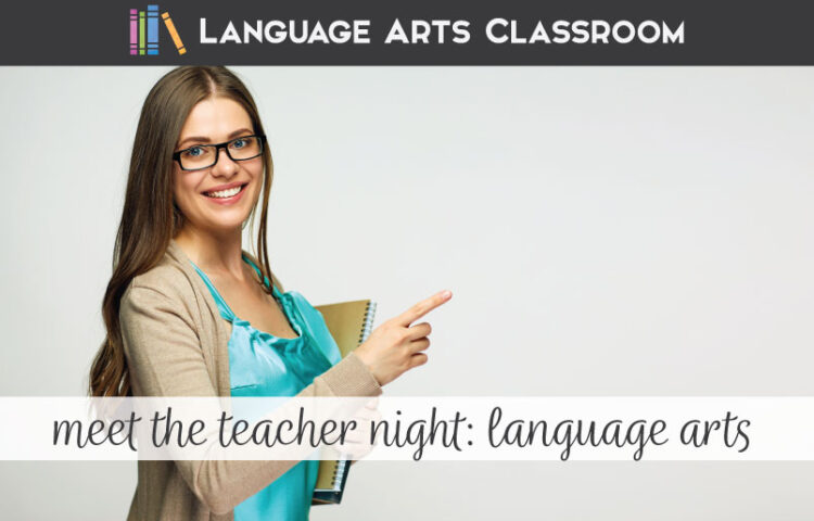 meet the teacher night for language arts teacher