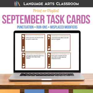 September language arts activity