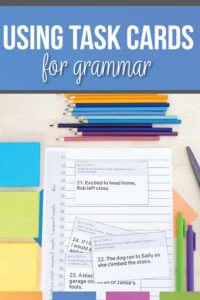 grammar task cards