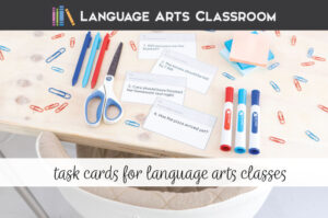 language arts task cards