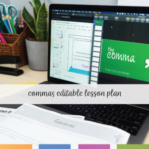 comma lesson plan